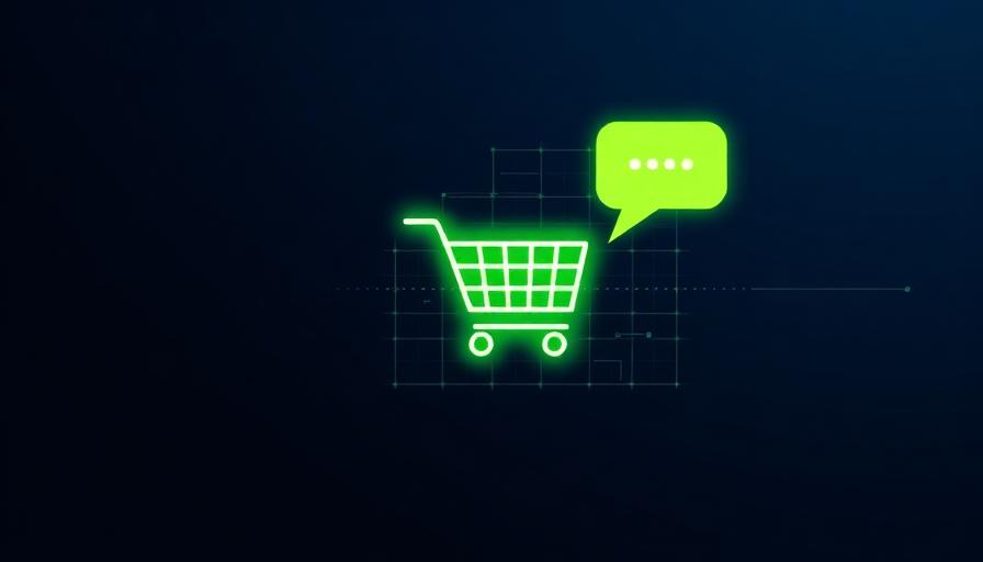 Abstract visual of an AI chatbot recovering an abandoned eCommerce cart