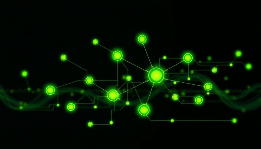 Abstract visual of an automated eCommerce workflow diagram